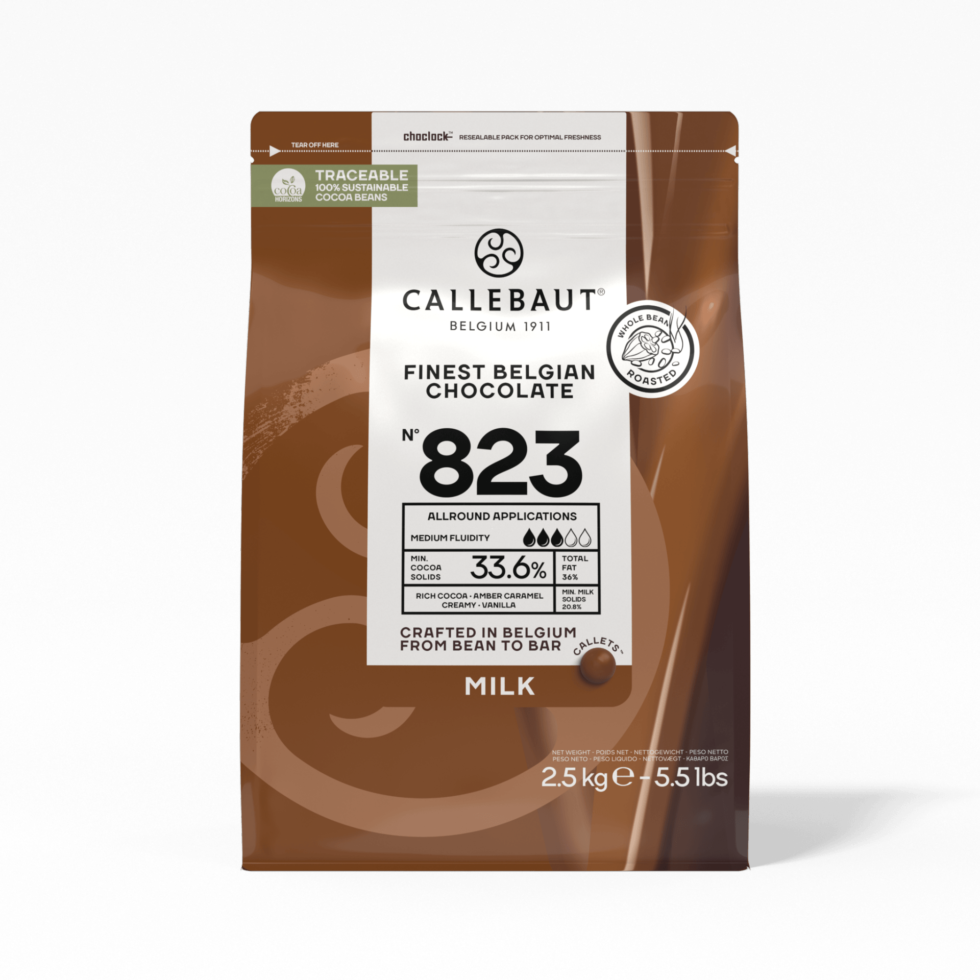 Chocolate Callebaut® 823 | Con Leche | Bélgica | 2,5 Kg