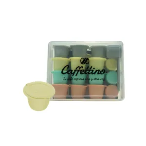 Capsulas recargables para Nespresso (pack x 12 u)